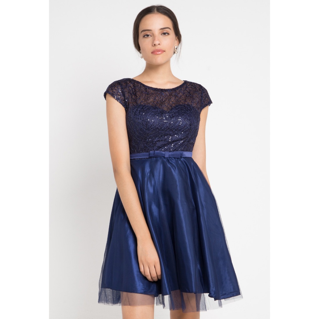 MKY CLOTHING Mesh Tulle Mini Dress