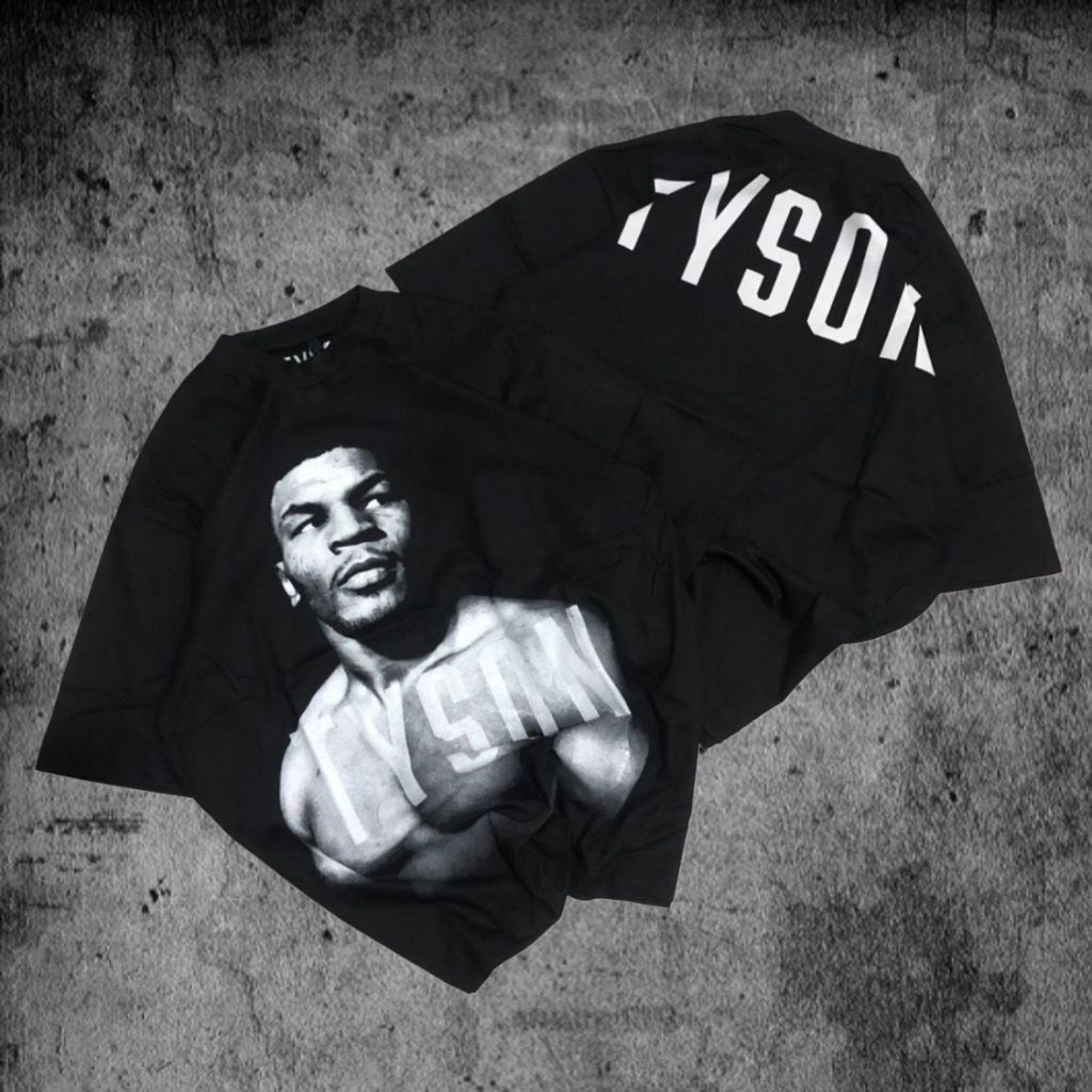 เสื้อยืด P&B Oversize Mike Tyson - เสื้อยืด Mike Tyson Oversize Black 20s