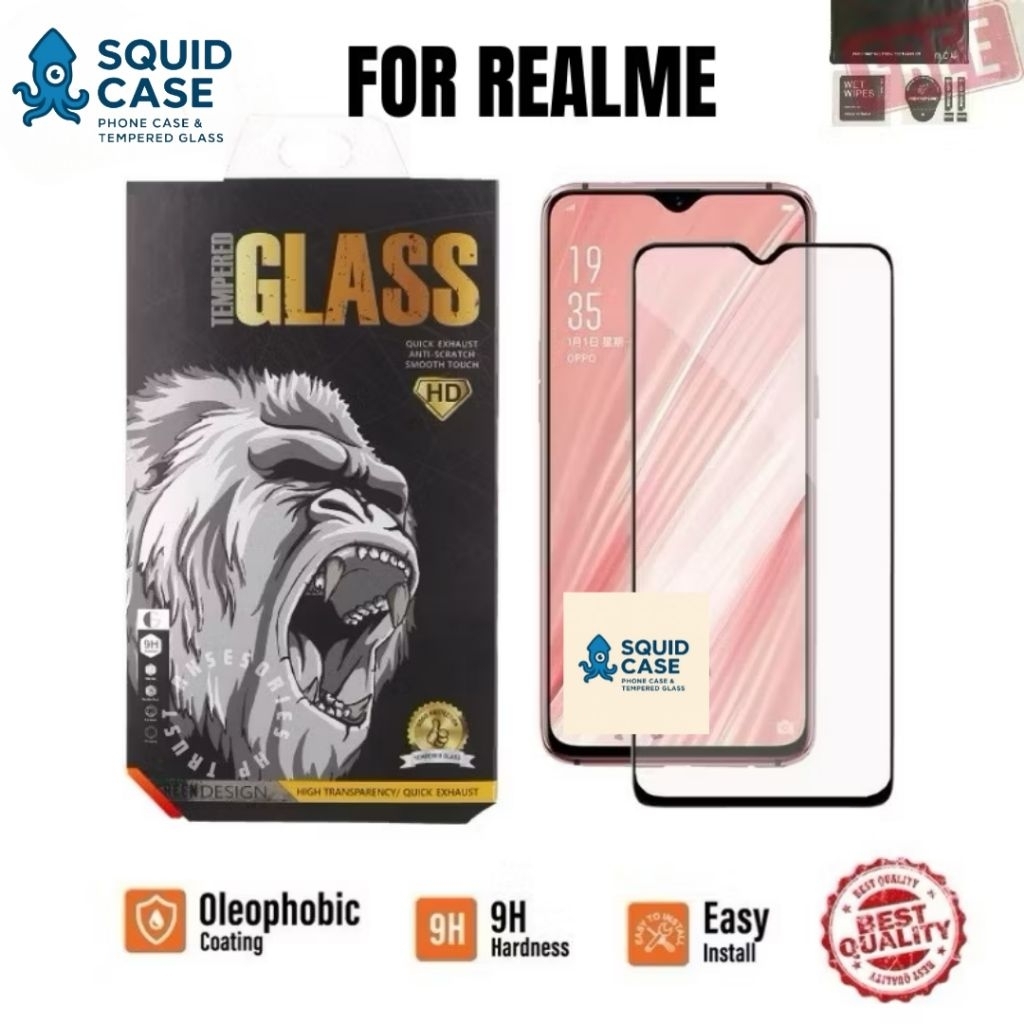 9HกระจกนิรภัยสําหรับRealme 2 2pro 3 3i 3pro 5 5i 5s 5pro 6 6i 7 7i 7pro 8pro 8i 8 5G 9i 9pro 9pro 9p