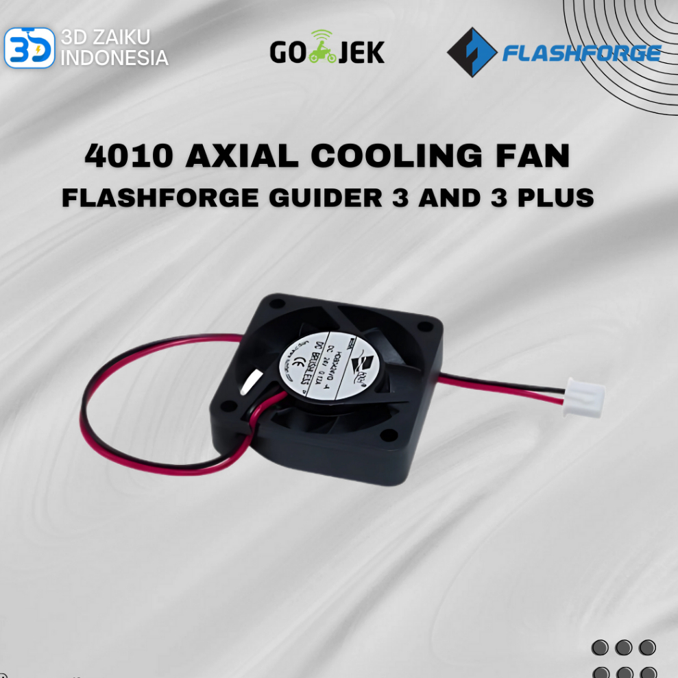 Original Flashforge Guider 3 และ 3 Plus 4010 Axial Cooling Fan