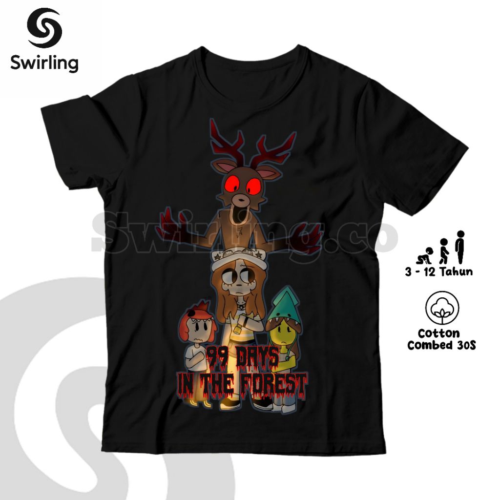 Roblox 99 Nights In The Forest เสื้อยืดเด็กชื่อฟรีอายุ 3-12 ปี - เสื้อผ้าเด็ก - เสื้อยืดเด็ก - เสื้อ