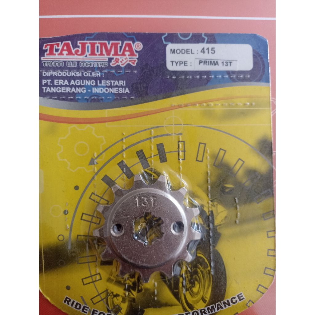 FRONT GEAR 415 HONDA GRAND SUPRA KHARISMA FIT ใหม่ 13T THIN GEAR 415