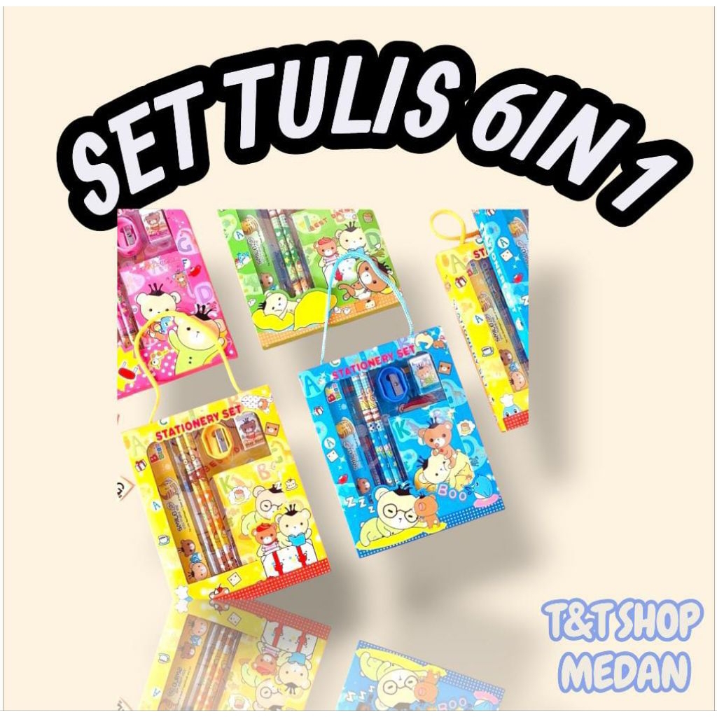 T&T SHOP ชุดการเขียนอเนกประสงค์ 5-in-1 & 6-in-1