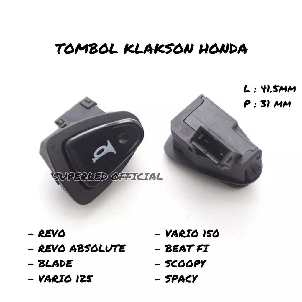 TOMBOL Horn Button Horn H0nda / Horn Switch สําหรับรถจักรยานยนต์ HONDA