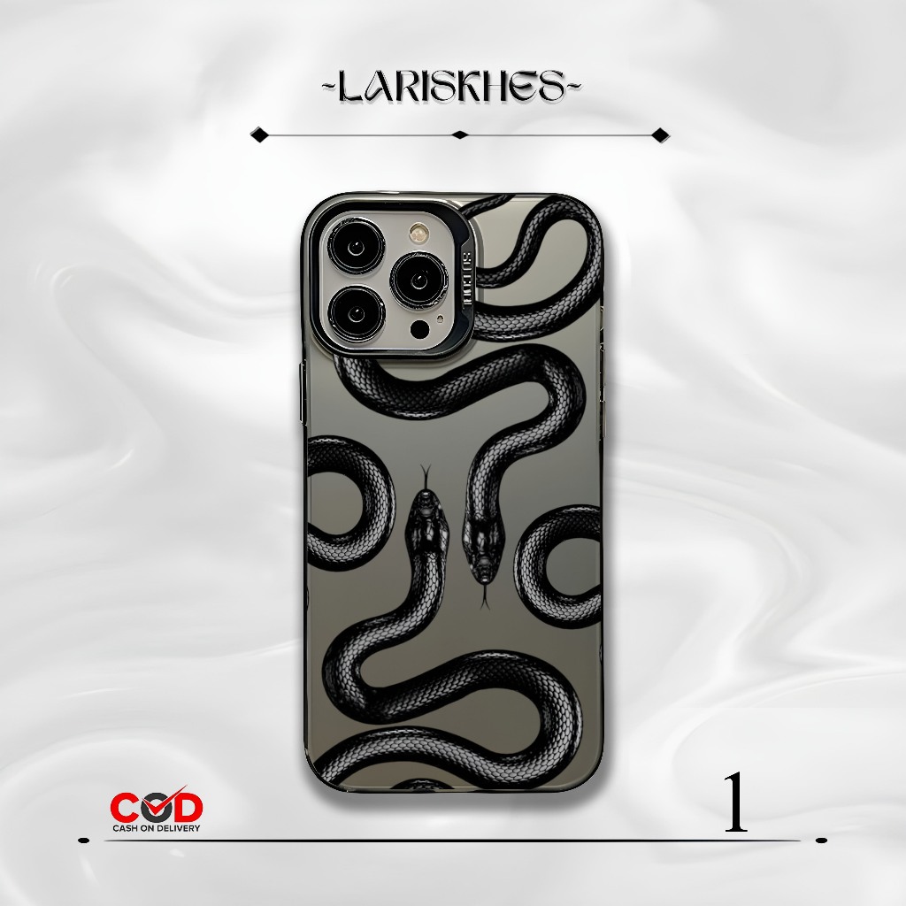 HP IMDCARBON POLYATTE สําหรับ REDMI NOTE 12 4G Snake Motif Unisex โทรศัพท์ Protector Ready Fr All Ty