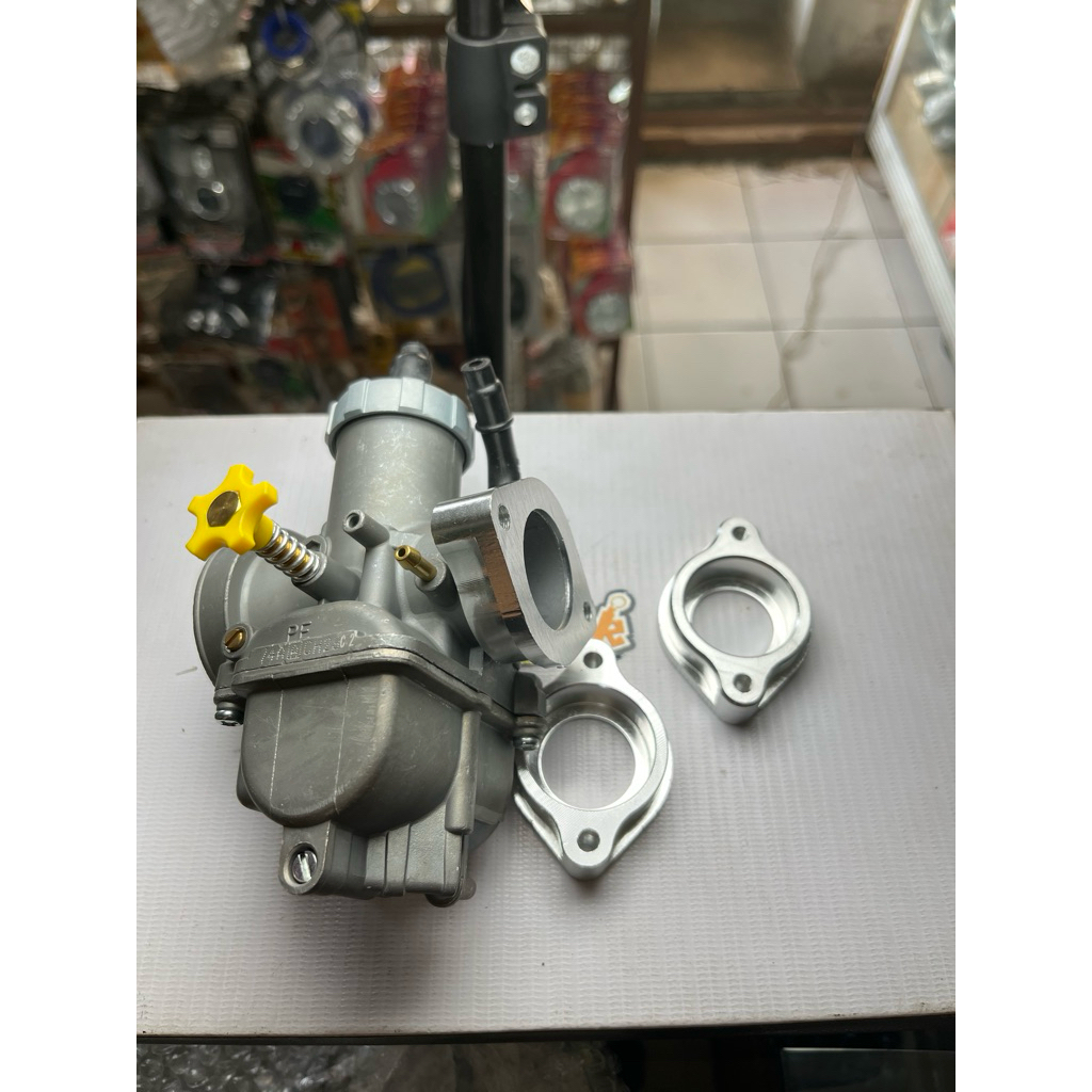 ข้อต่อท่อร่วมคาร์บูเรเตอร์ Cnc pwk pe28 pe26 pe24 ถึง astrea grand supra kharisma mio legenda win