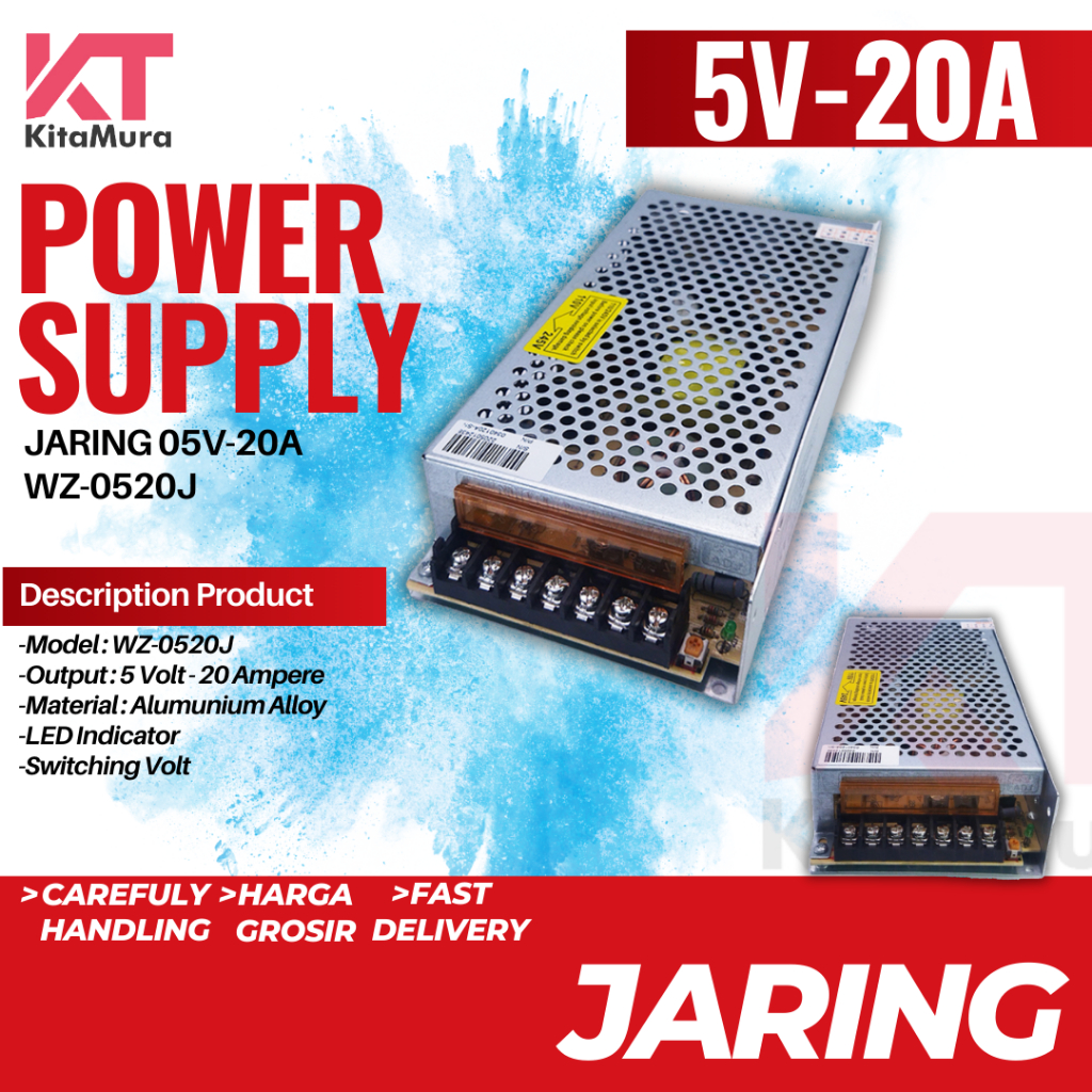 พาวเวอร์ซัพพลาย 5V/20A DC Switching Net Adapter