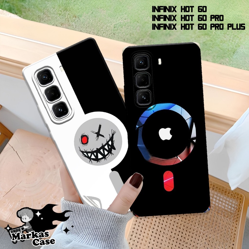 Infinix Hot 60 60i 60 Pro 60 Pro Plus Softcase Infinix Hot 60i ล่าสุด Clear Case ถุงลมนิรภัย Mark08