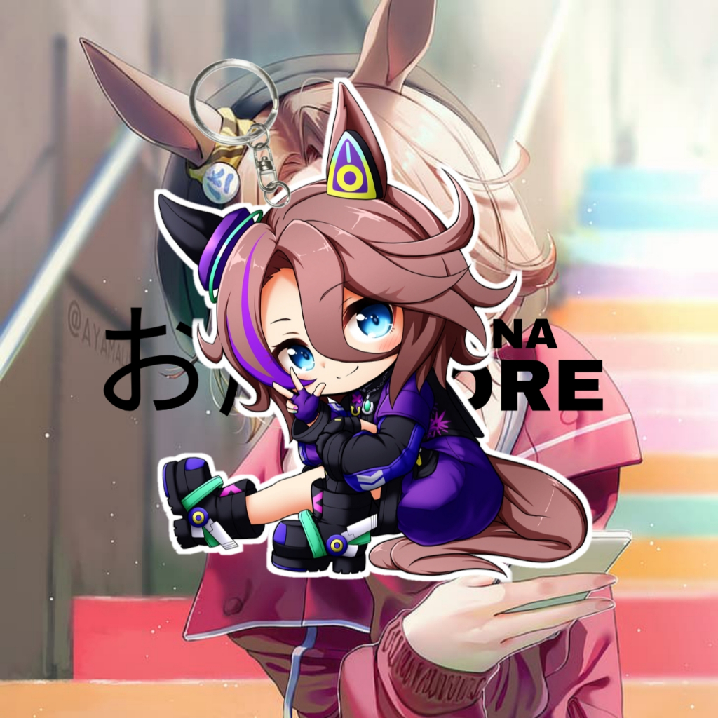 GANTUNGAN ANIME พวงกุญแจ Uma Musume Narita Taishin - พวงกุญแจอะคริลิค พวงกุญแจอะคริลิค