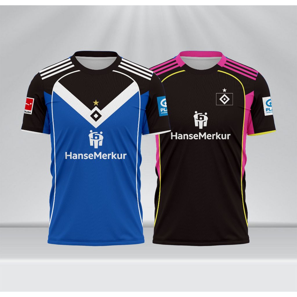 Hamburg SV Away Third Jersey 2025 2026 พิมพ์เต็ม