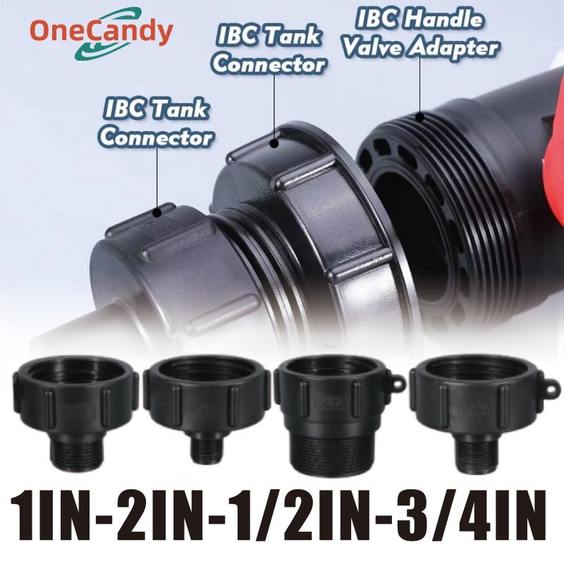 IBC Tower Cover to External Thread 1/2 "3/4" 1" 2" นิ้ว IBC Tank Adapter IBC Water Tank Cover Tank A
