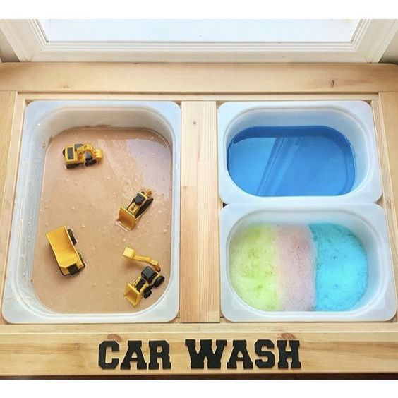 HoPe - ถาดประสาทสัมผัสกล่องสี่เหลี่ยมสีขาวตารางประสาทสัมผัส I * EA Sensory Play คอนเทนเนอร์ถาดเล่นปร