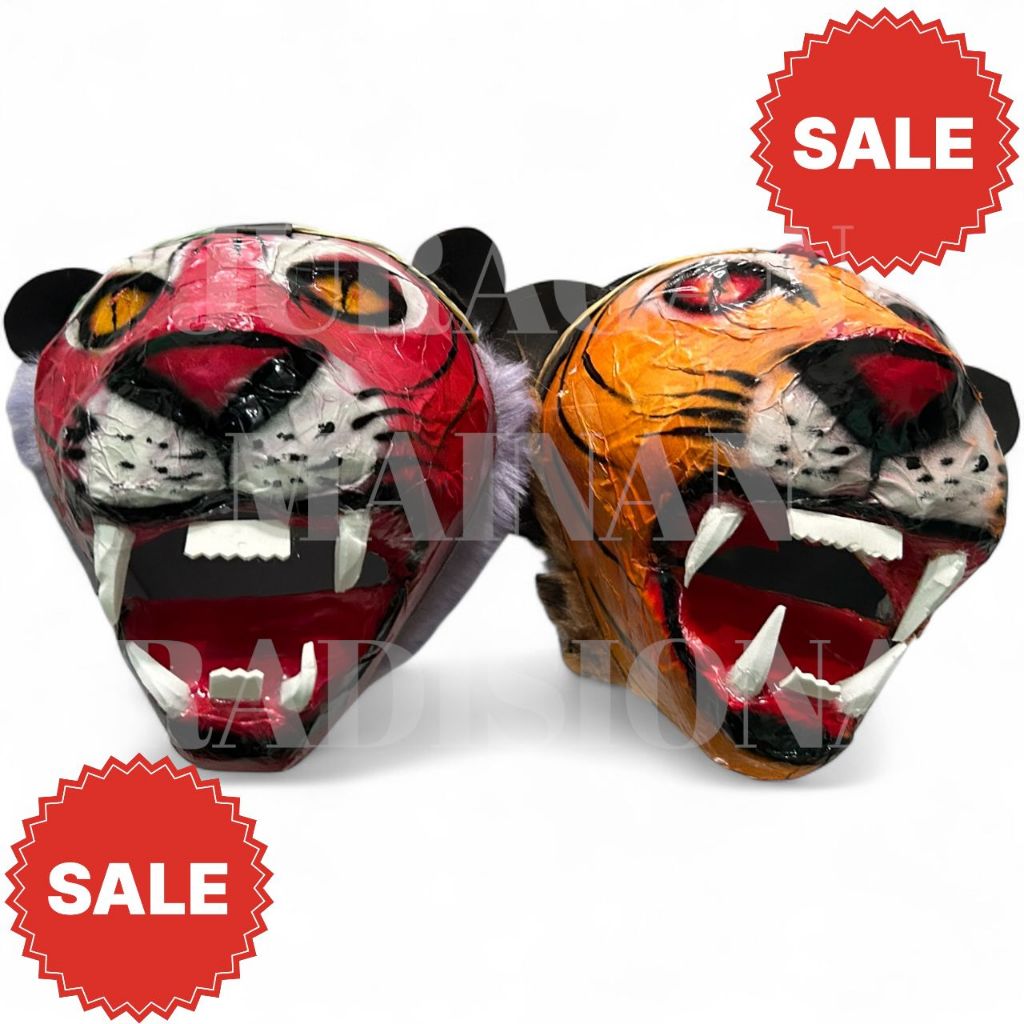 TRADITIONAL TIGER MASK TOY / QUALITY TIGER CHARACTER MASK