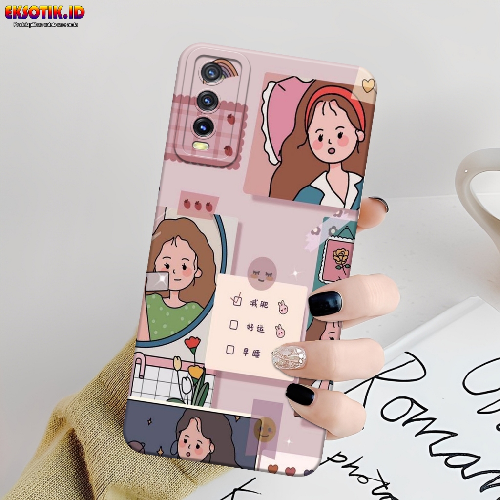 เคส HP VIVO Y12s Y20 Y20s - Eksotik.id - VIVO Y12s Y20 Y20s - GIRLS CARTOON Case - โทรศัพท์มือถือผิว