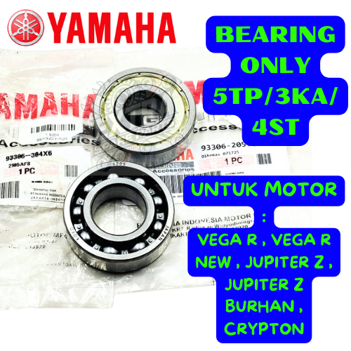 BEARING KRUK AS 2PCS 5TP/3KA/4ST (6205&6304) Vega R, Vega R New, Jupiter Z, Jupiter Burhan, Crypton 