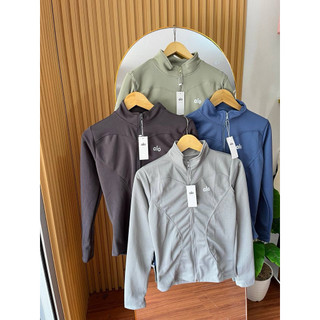 JAKET  YOGA GYM OLAHRAGA AEROBIK SENAM SLIMFIT WANITA BAHAN SCUBA