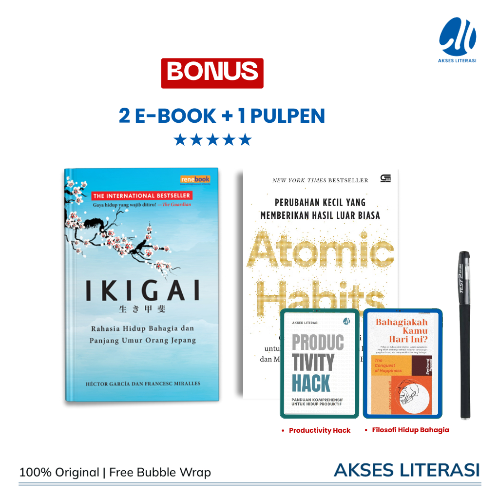 [ECONOMIC PACKAGE] IKIGAI - ATOMIC HABIT (โบนัสพิเศษ)