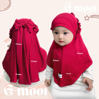 G-MOOI Baby Hijab 0-6 เดือน 1-8 ปี RICIS RIBBON CHILDRENS HIJAB โรงเรียนอนุบาล paud เด็ก Hijab เด็ก Hijab