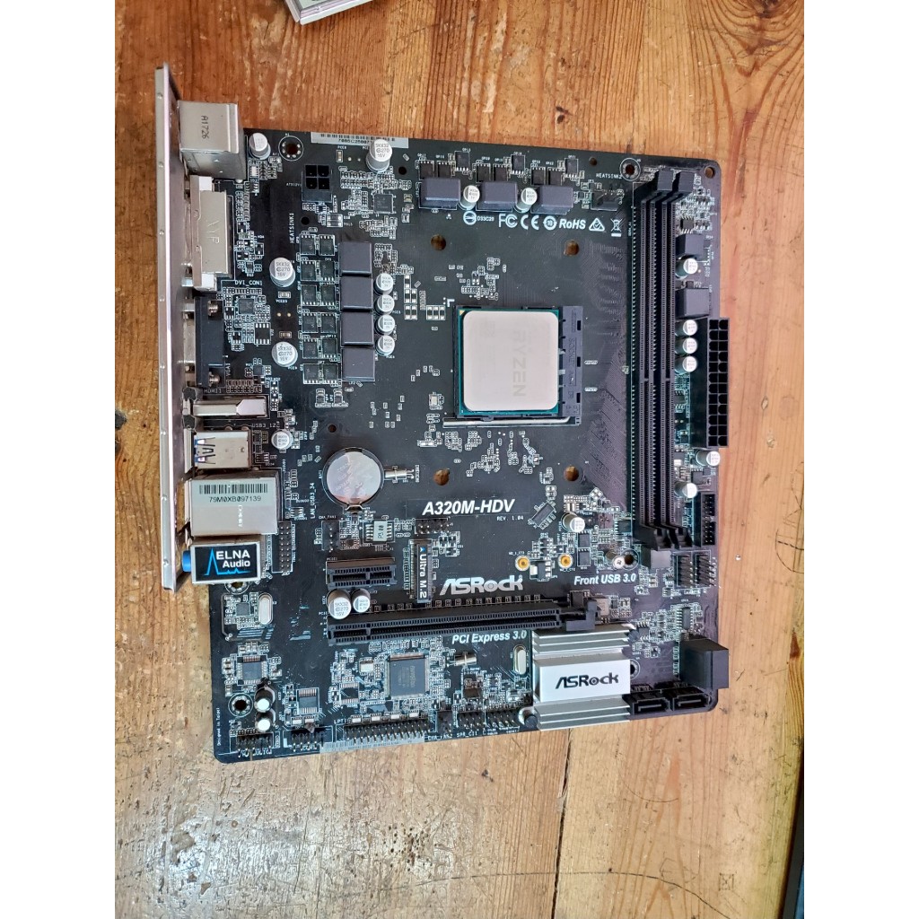 ช่องเสียบ Asrock A320m HDV nvme ไม่มีจอแสดงผล