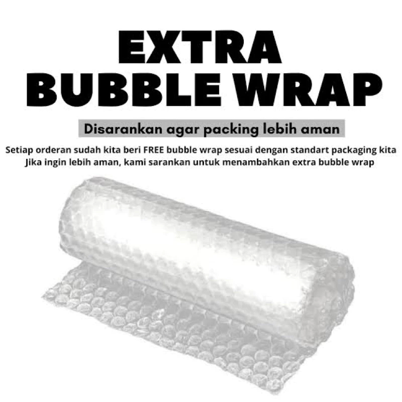 BUBBLE PACKING - ADDITIONAL BUBBLE GIFT PAPER (SAFER)/EXTRA BUBBLE WRAP ADDITIONAL PACKING