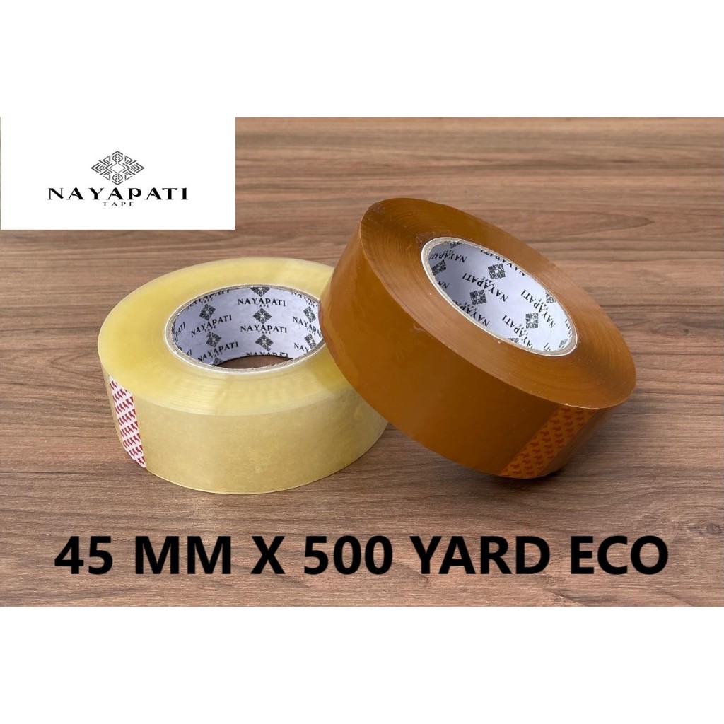 NAYAPATI TAPE เทปสีน้ําตาลใส 45 MM X 500 YARD ECO