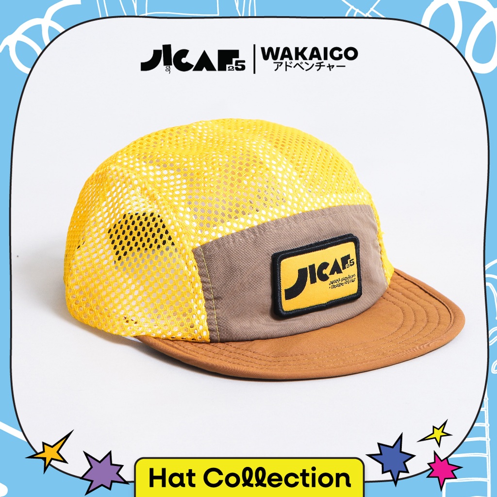 WAKAIGO X JICAF CINQ CAP FIVE PANEL