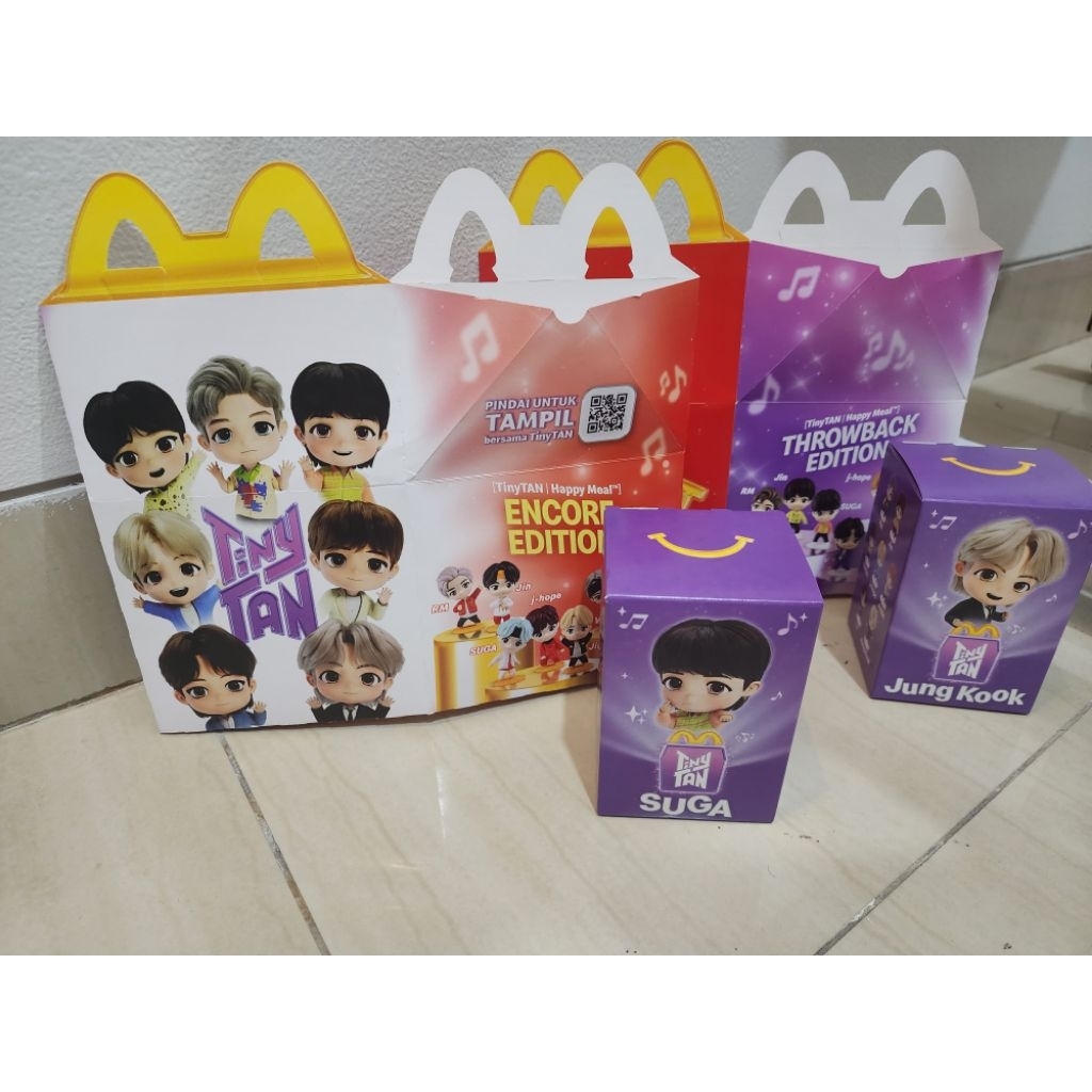 Happy Meal Mc Donalds TinyTAN BTS