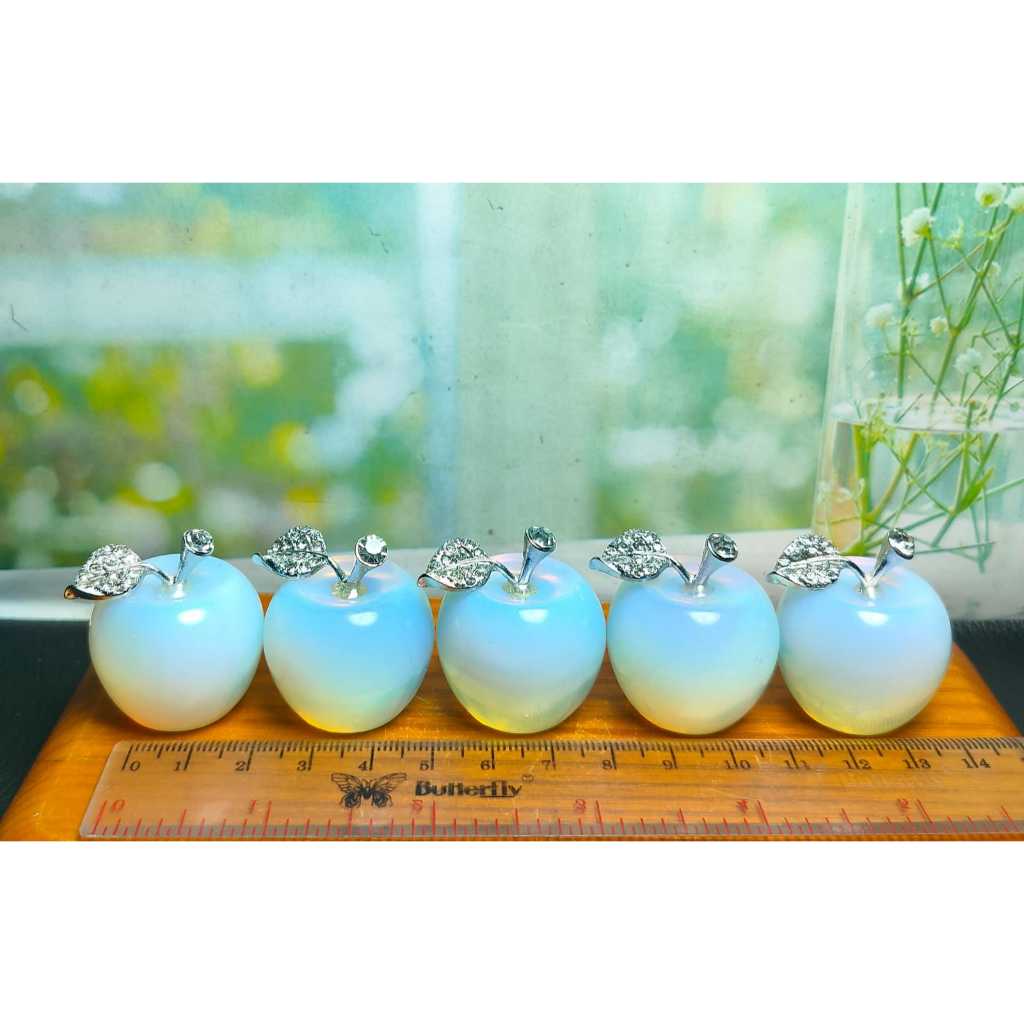 Apple Opalite Ornament Crystal Stone (ราคาต่อชิ้น)