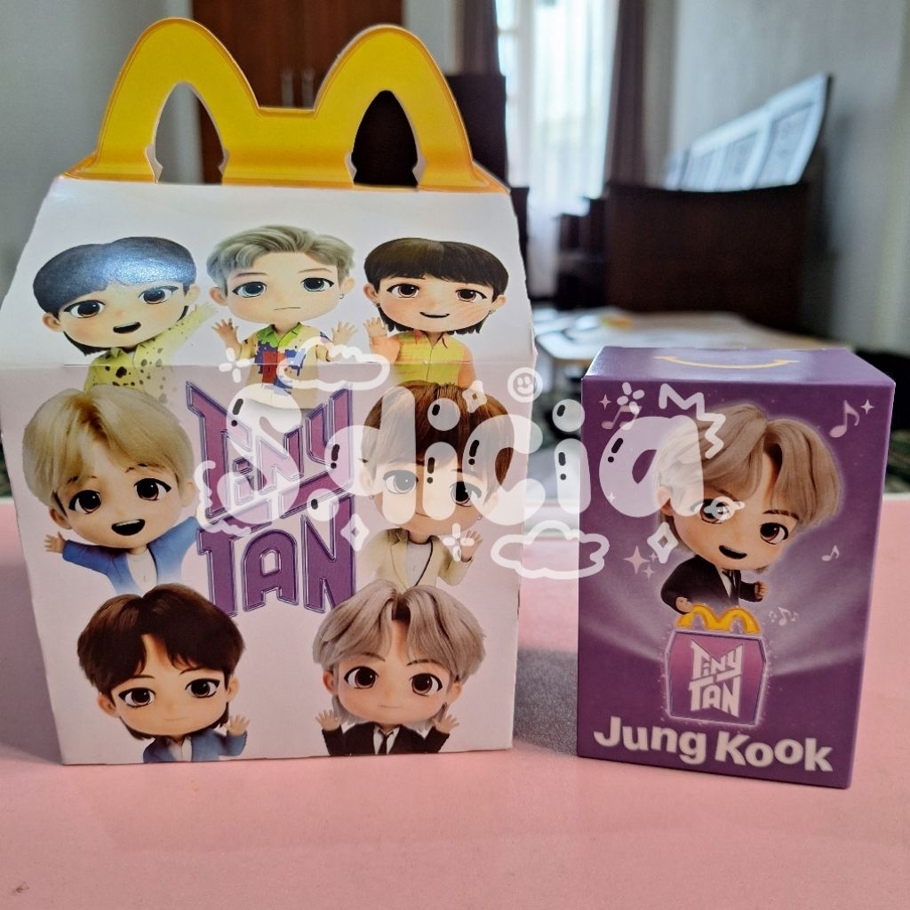 (SEALLED) Happy Meal MCD Tiny Tan Tinytan Doll BTS RM Jin Suga Jhope Jimin Taehyung Jungkook รูปตุ๊ก