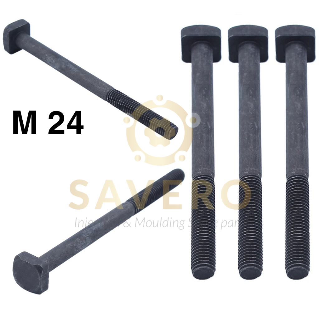 Bolt T Slot M24 T Bolt L 100/125/150/175/200mm แคลมป์ T-Bolt