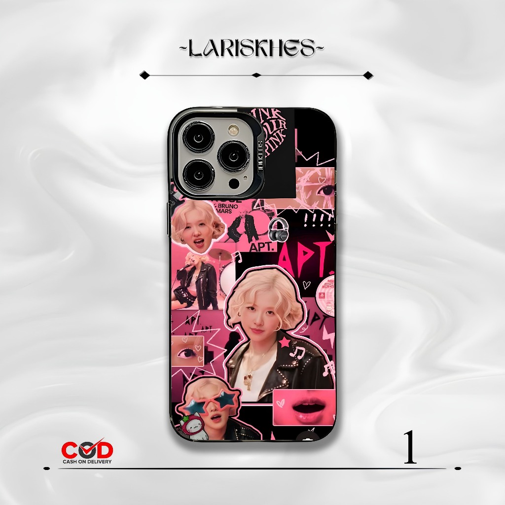 ปลอก Collorfull Pollycasrbonate Aesthetic Kpop ROSE app สําหรับ Oppo Reno 7Z 8T 11F 12 12F 13 13F Pr