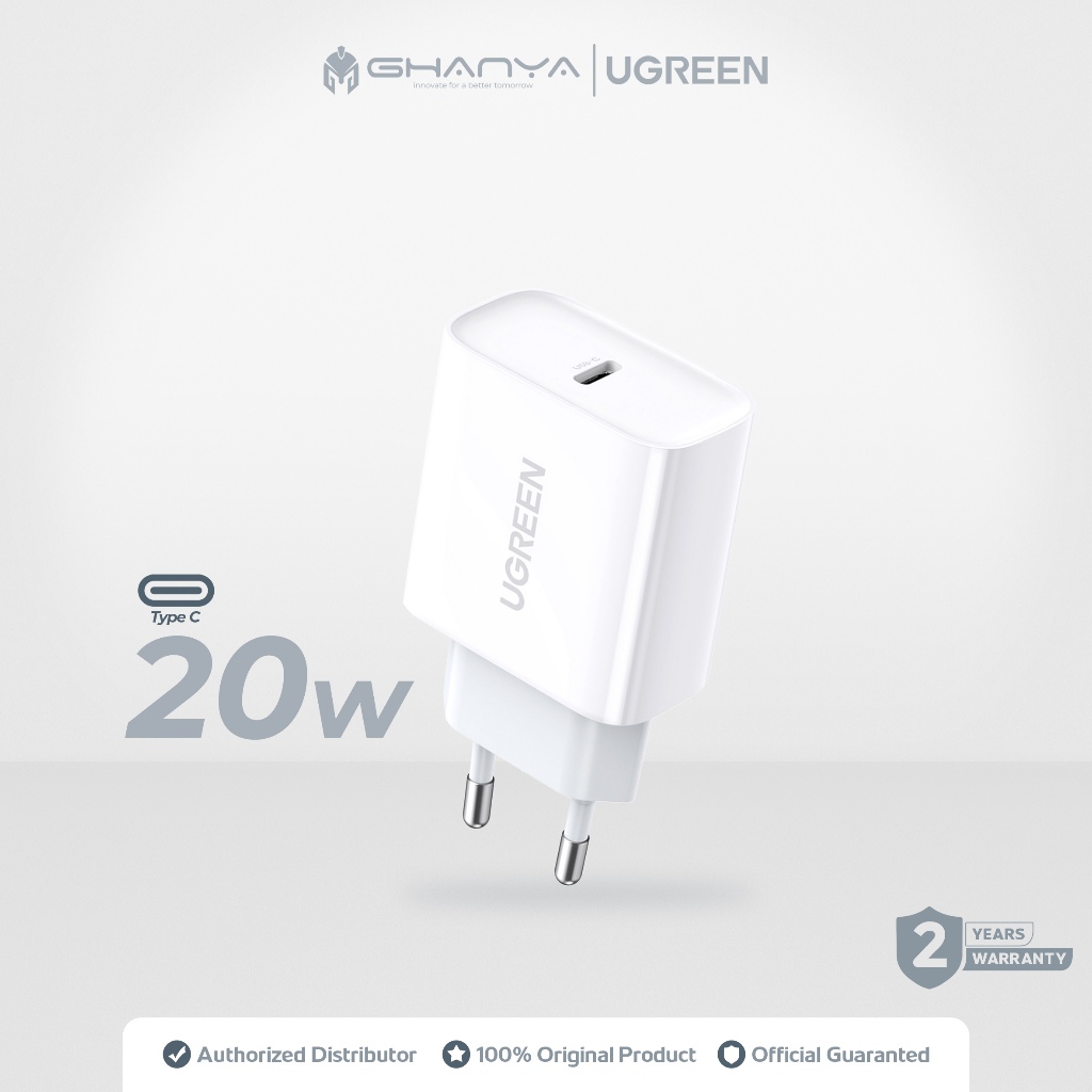 UGREEN หัวชาร์จชาร์จเร็ว Type C 20 วัตต์ 60450