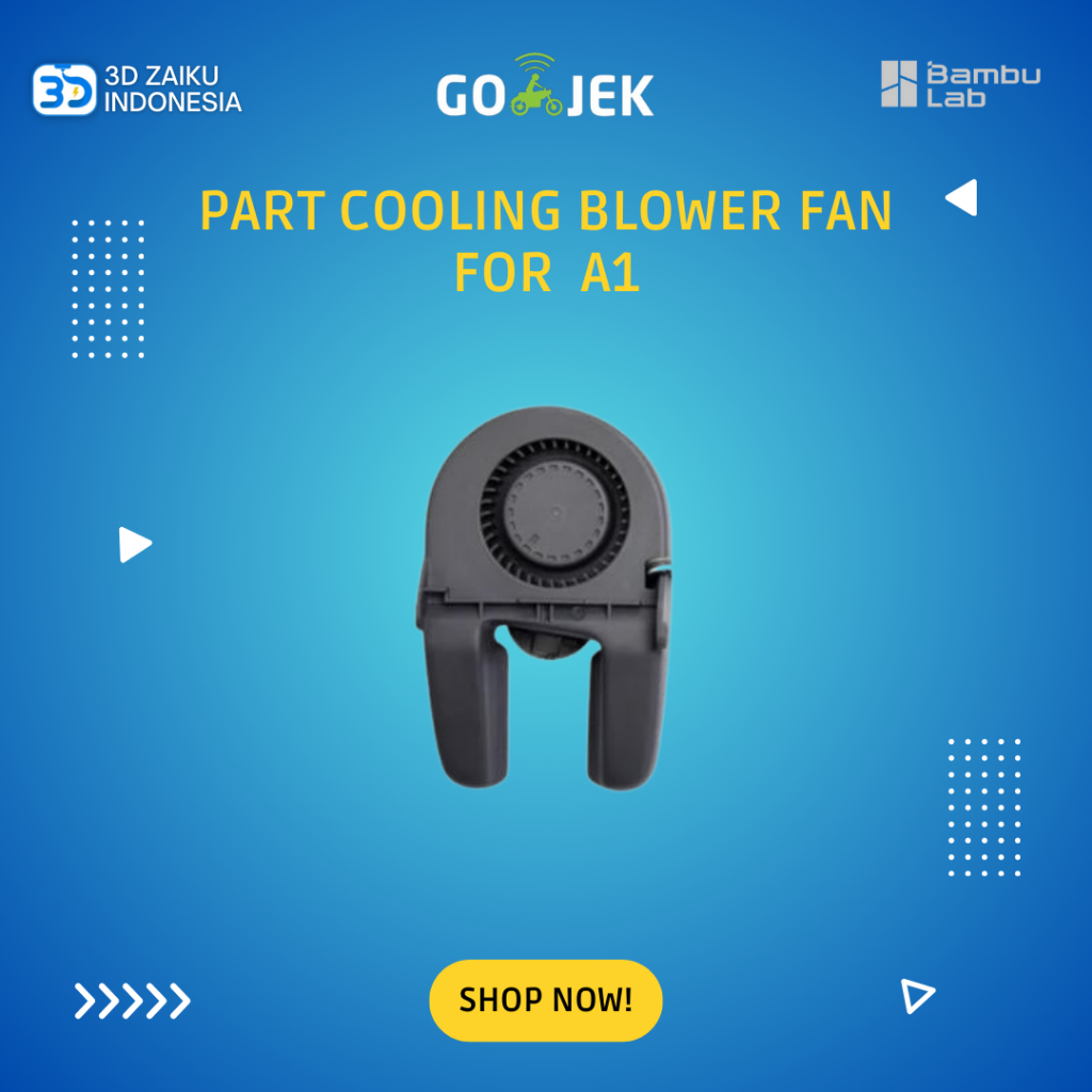 พัดลมระบายความร้อนแบบส่วน Bambulab A1 ดั้งเดิม
