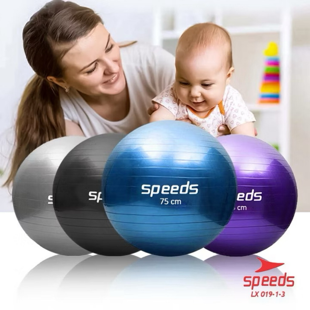 (box25) SPEEDS Gymball 65 / Gym Ball / Yoga Ball Gymball, 65cm (Bonus Pump)