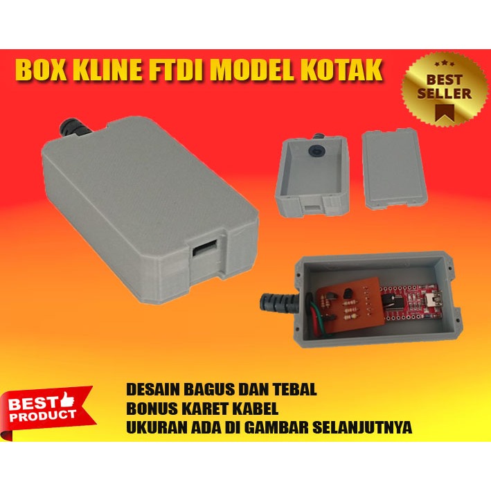 MERAH Box Casing Module Kit Kline Scanner & Ramp ECU Motorcycle FTDI Mini USB FT 232 Red/Blue Will M
