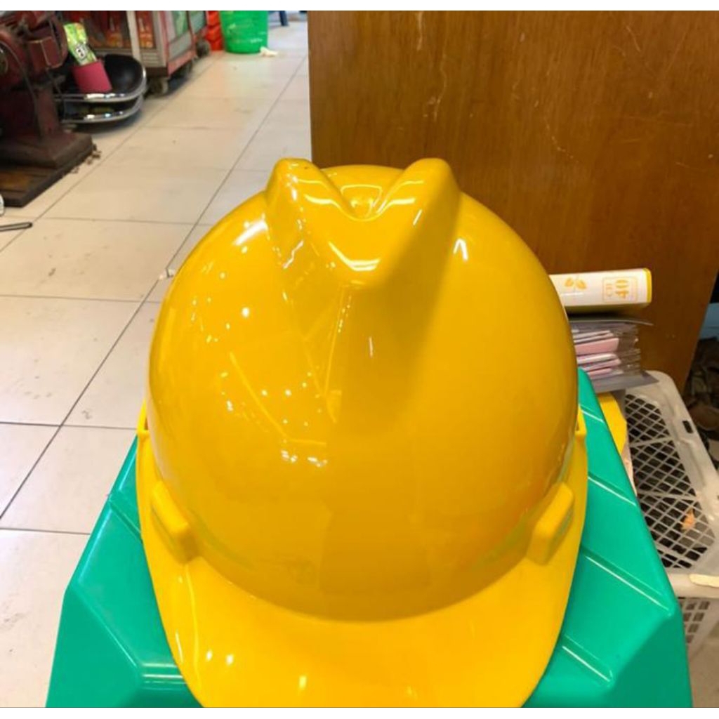 หมวกกันน็อค MS fastrack project ครบชุด เหมาะสําหรับคนงาน - สีเหลือง