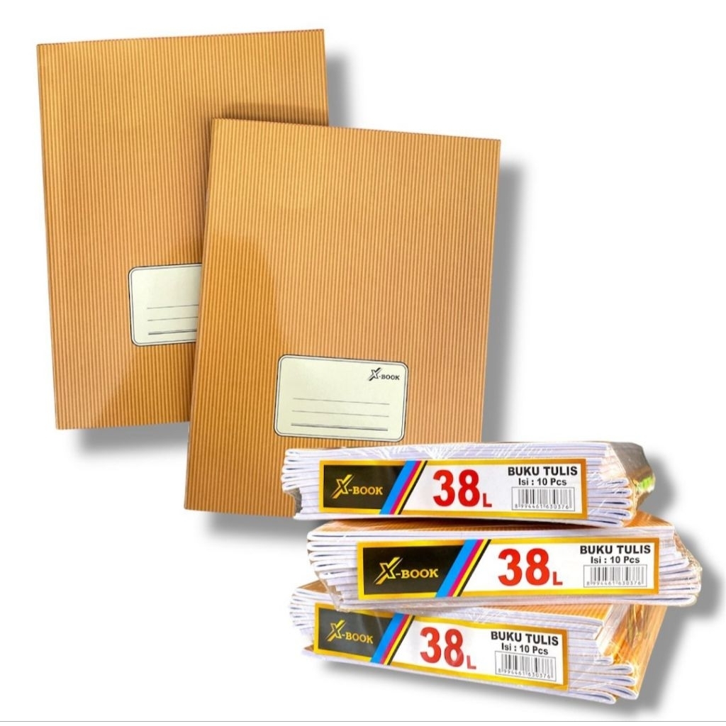 (1 แพ็ค) KRAFT NOTEBOOK 38 SHEETS BROWN COVER / KRAFT COVER