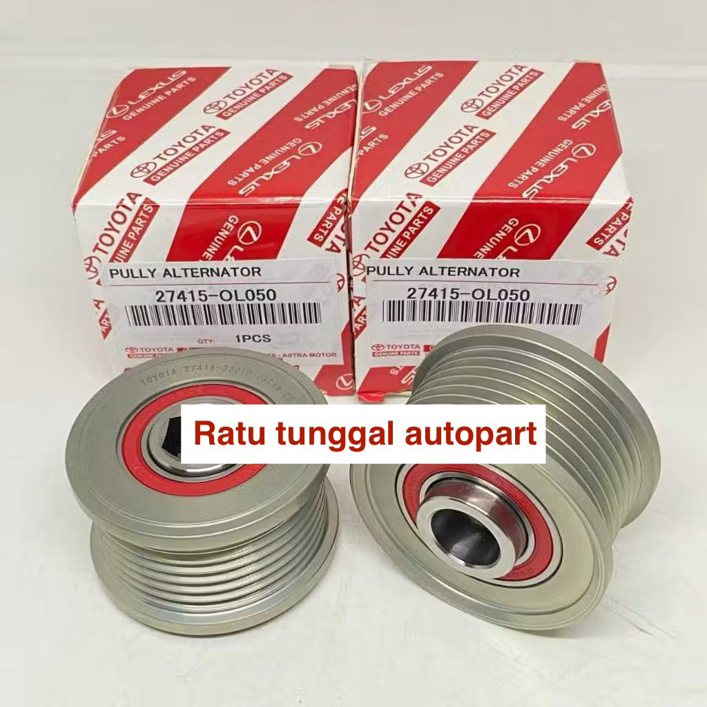 PULLEY PULLY ALTERNATOR (7PK) FORTUNER VRZ HILUX REVO INNOVA INOVA REBORN HIACE 27415-0L050