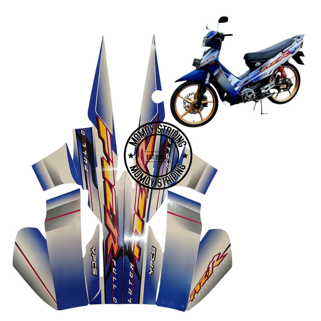 BEST YAMAHA F1ZR FULL CLUTCH 2003 STRIPING STICKER