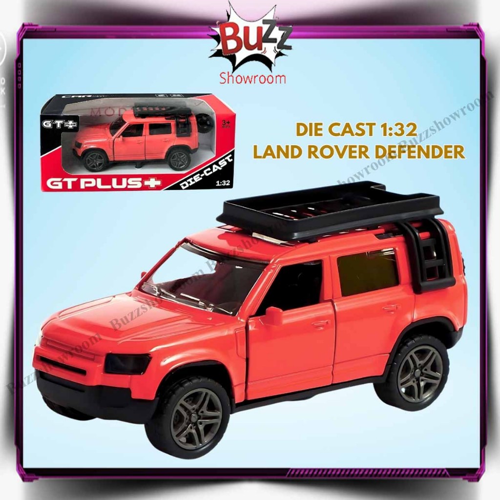 Diecast Land Rover Defender 1:32 เสียงเบา 110 L663 รถโลหะขนาดเล็ก