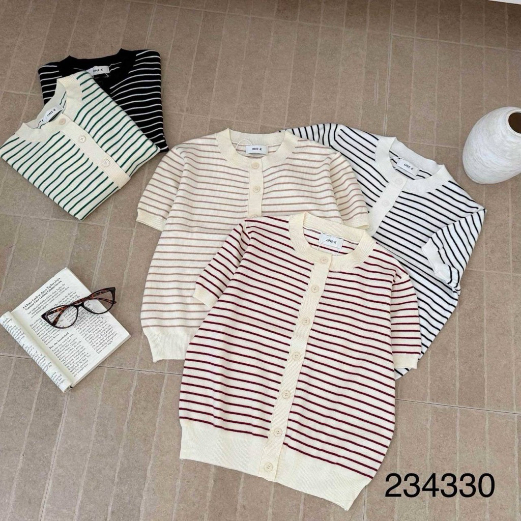 แบรนด์ ONE K 234330 TOP KNIT BKK