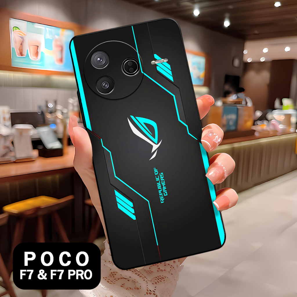 ( SD 4 ) Softcase ยาง Xiaomi Poco F7 l F7 Pro l Poco F7 Ultra MOTIF ABSTRACT ANIME ASTETIC CASING Hp