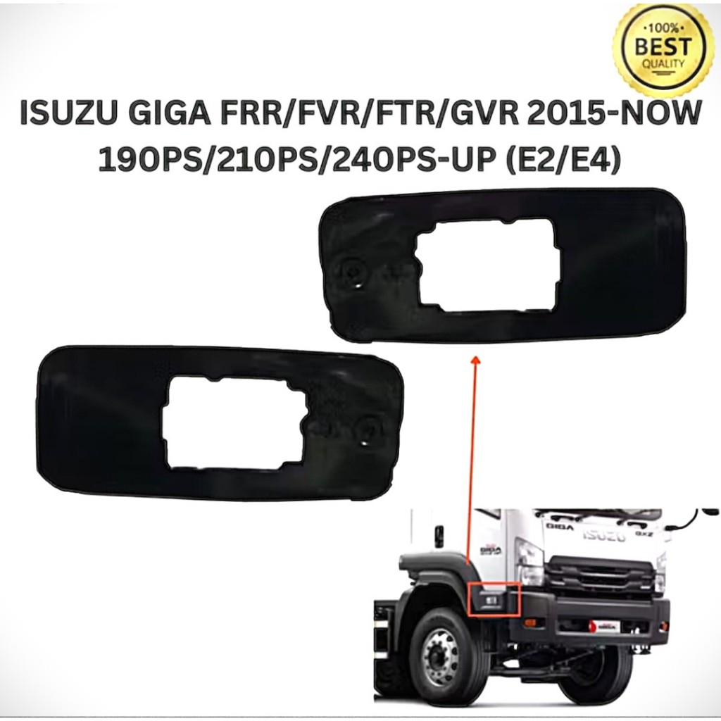 BOA GARNISH ด้านข้างโคมไฟ ISUZU GIGA/SEN/SEIN/RETING/DOOR LIGHT MOUNT ISUZU GIGA VD00/190PS/210PS/24
