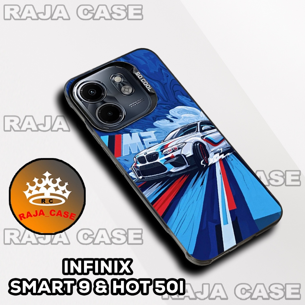 HP INFINIX SMART 9 & HOT 50I เคสโทรศัพท์/ซิลิโคน Softcase/RC29/CAR Motif/ECMI SMART 9 & HOT 50I Soft