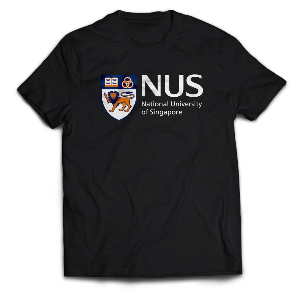 NUS National University of Singapore Mens T-Shirt Adult Unisex Tops PakeKaos