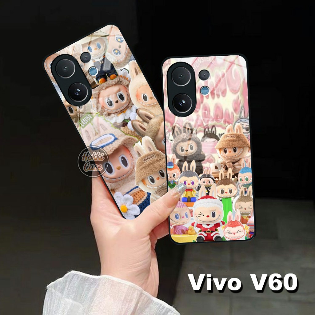เคส HP Vivo V60 Pumpkin Motif - เคส Vivo V60 Glass SoftCase ล่าสุด - เคสโทรศัพท์ Vivo V60 - ซิลิโคนส