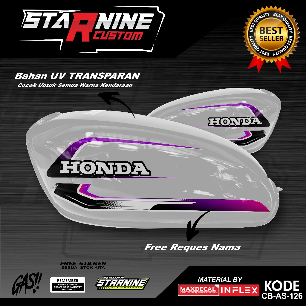 CB striping / สติ๊กเกอร์ CB มินิมอล / รหัส CB-AS-126