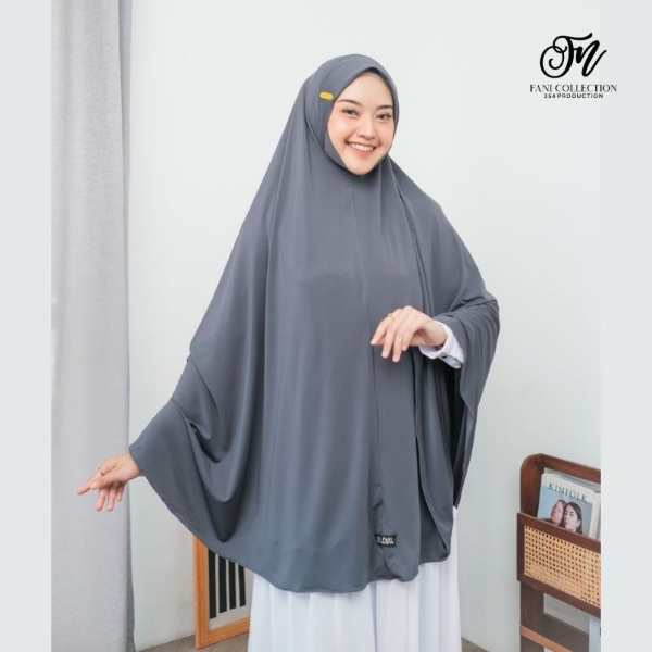 Inara Syari Jumbo XL Instant Chin Hijab, Hijab มาเลย์ Bergo, คางเสื้อสุดเท่, ป้ายอะคริลิค