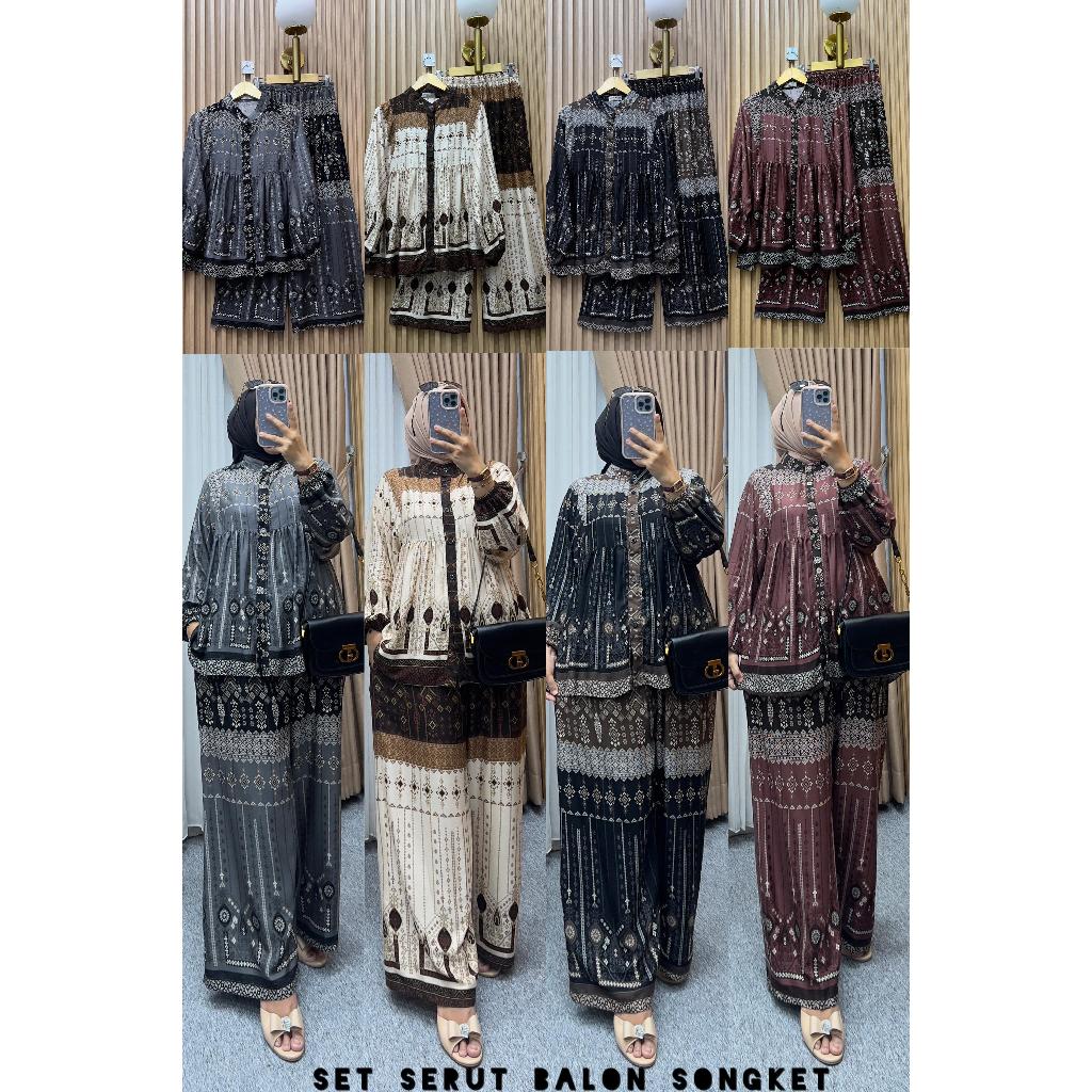 ORIGINAL JAMIAH JR FASHION BALLOON HAND DRAWSTRING SET