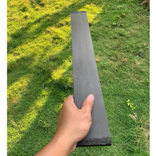 Fretboard black jet ebony master grade full black 53x7x1